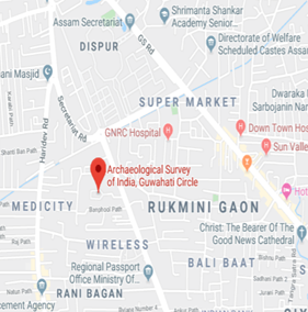 Map of Archaeological Survey of India