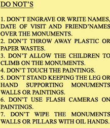 NATIONAL MISSION on Monuments and Antiquities