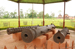 Eight cannons of the Ahom period,(Talatalghar complex)Joysagar,Dist.-Sivasagar,Assam